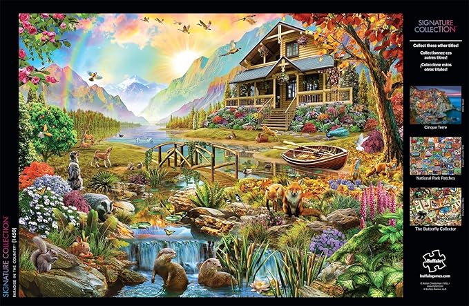 Buffalo Games - Adrian Chesterman - Paradise in The Country - 1000 Piece Jigsaw Puzzle for Adults -Challenging Puzzle Perfect for Game Nights - Finished Size is 26.75 x 19.75