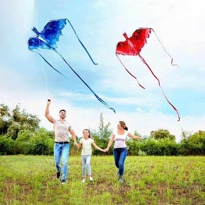 Simxkai Kite for Kids Adults,Easy to Fly(1 Pack & 2 Pack & 3 Pack & 4 Pack)