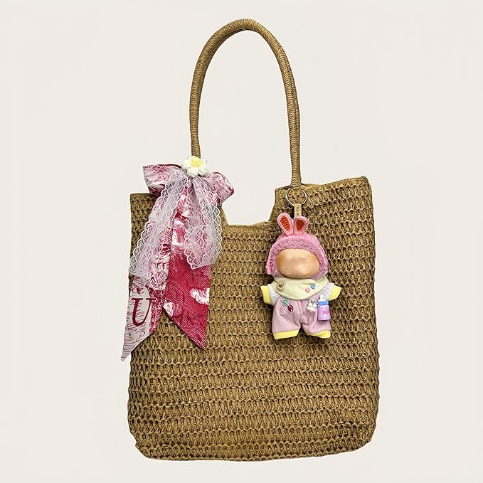 Used for Labubu Doll Outfit Clothes Designer Set,Compatible with Labubu Clothe Accessories for Doll (Pink Baby clothes-0425)