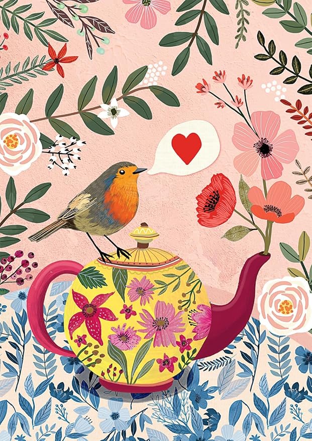 Buffalo Games - Mia Charro - Love, Bird - 500 Piece Jigsaw Puzzle for Adults -Challenging Puzzle Perfect for Game Nights - Finished Size is 21.25 x 15.00