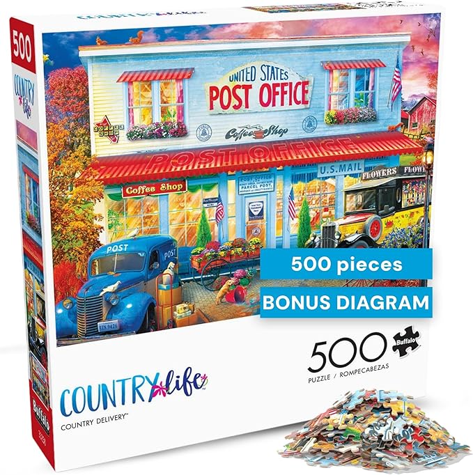 Buffalo Games - Country Life - Country Delivery - 500 Piece Jigsaw Puzzle, Multi