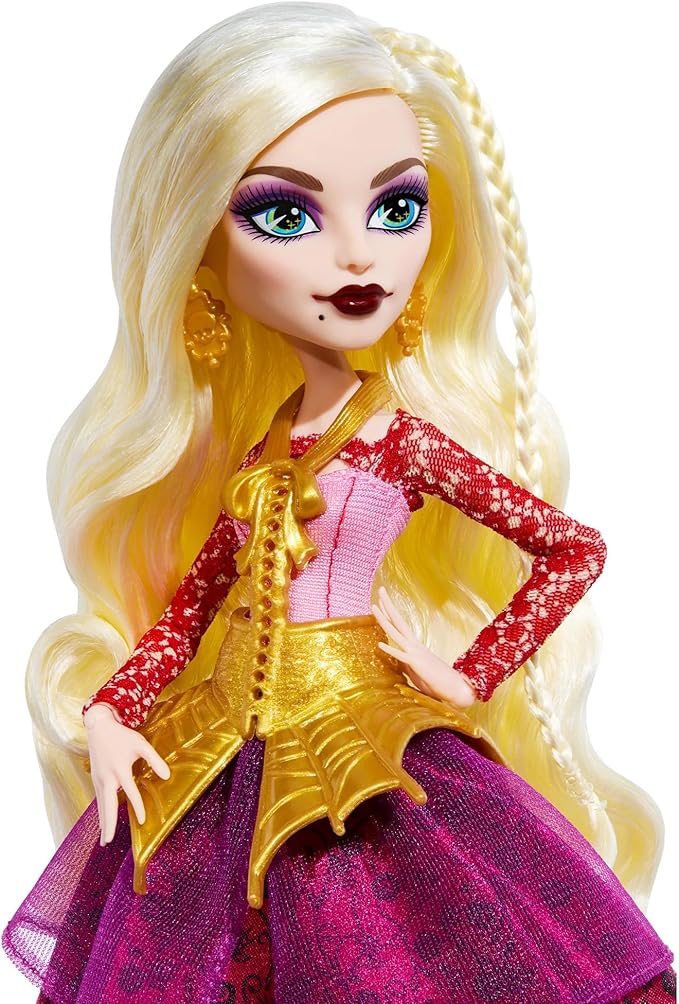 Monster High Skullector Hocus Pocus Dolls – Winifred, Mary, Sarah, and Binx Collectible Set with Articulated Figures, Witchy Dresses, Accessories, and Display-Ready Packaging