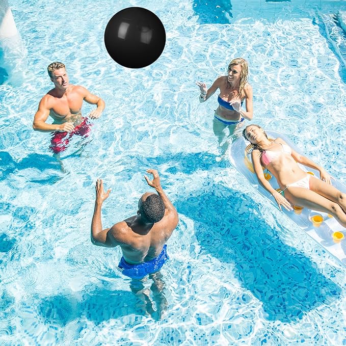 4 Pcs Inflatable Beach Ball 24 inch Swimming Pool Balls Summer Outdoor Decor Ball Ornaments Floatable Beach Balls for Swimming Pool Birthday Party Supplies