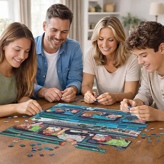 MasterPieces 1000 Piece Jigsaw Puzzle for Adults, Family, Or Youth - Coming and Going - 25"x25"