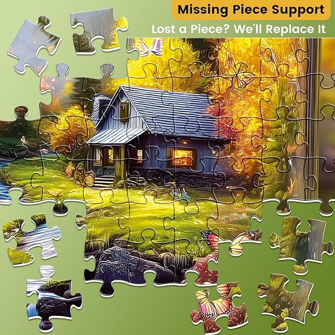 500 Piece Puzzle for Adult,World in Bottle Nature's Dream Puzzle for Adults Seniors,Recycled Paper Unique Funny Cool Jigsaw Puzzle,Challenging Family Game Gifts for Friends Men Women Seniors,20.5*15In