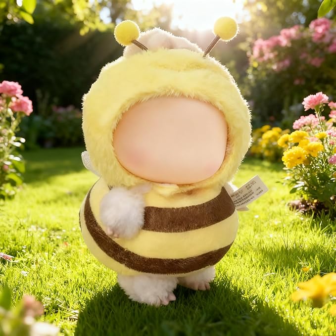 2026 New Adorable Bee Clothes for LABUBU 17cm Doll, Outfits for LABUBU, Cute and Premium Accessories for LABUBU (Doll Not Included)