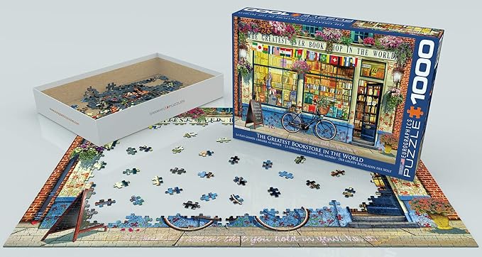EuroGraphics (EURHR) The Greatest Bookstore in The World 1000Piece Puzzle 1000Piece Jigsaw Puzzle