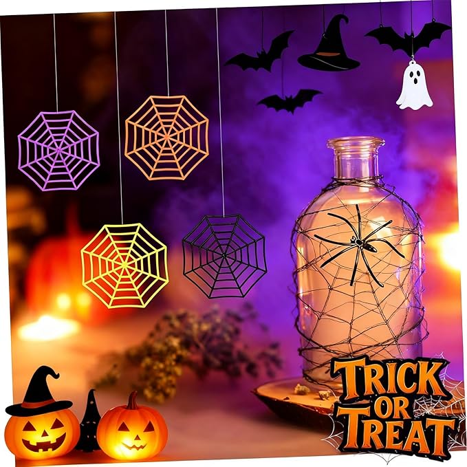 (1000pcs Halloween Spider Web)
