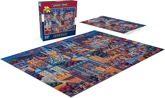 Buffalo Games – London Tower - Eric Dowdle - 1000 Piece Jigsaw Puzzle  Colorful Puzzle for Adults – Precision-Cut Pieces, Beautiful Artwork, and Hours of Relaxing Fun