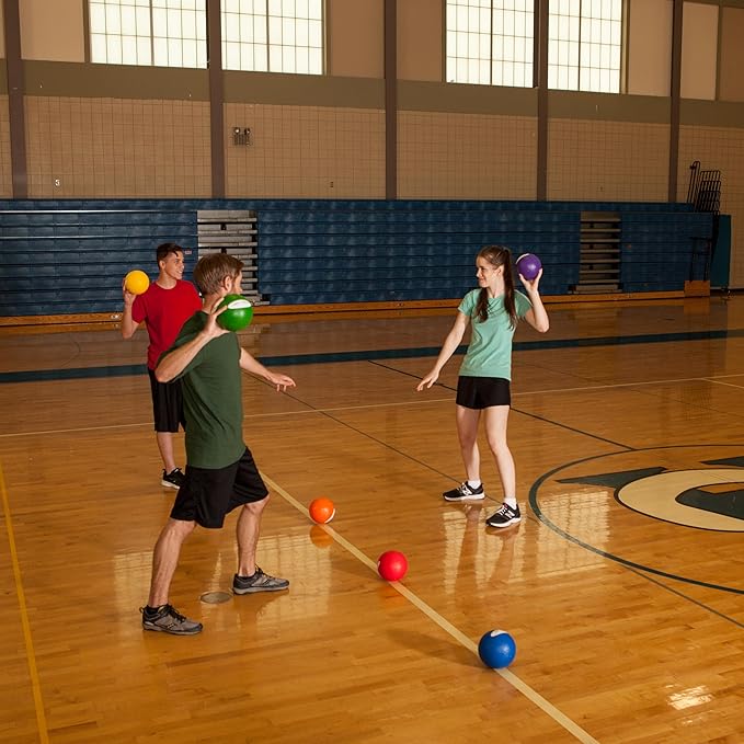 Champion Sports® Rhino Skin® Low Bounce Dodgeball Sets & Singles for Playground, PE, Backyard & League Games – Team Sports Equipment for Youth & Adults