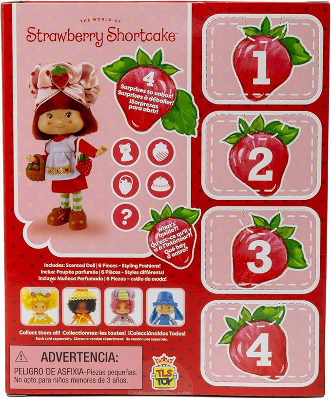 The Loyal Subjects Strawberry Shortcake 5.5-inch Poseable Fashion Doll