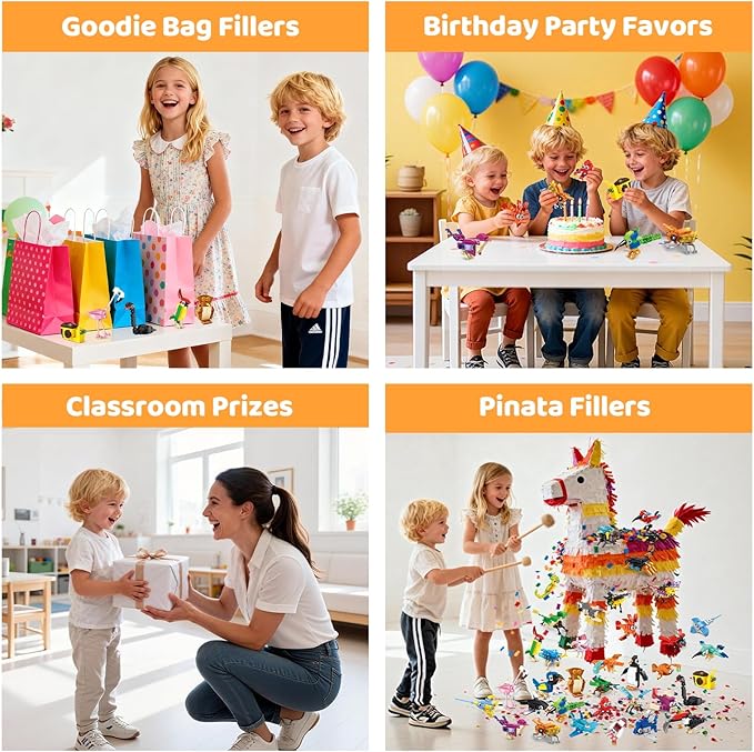 36 Packs Mini Building Blocks Set Party Favors Building Blocks for Kids 4-8, Goodie Bags Stuffers for Kid, Prize Box Toys for Kids Classroom