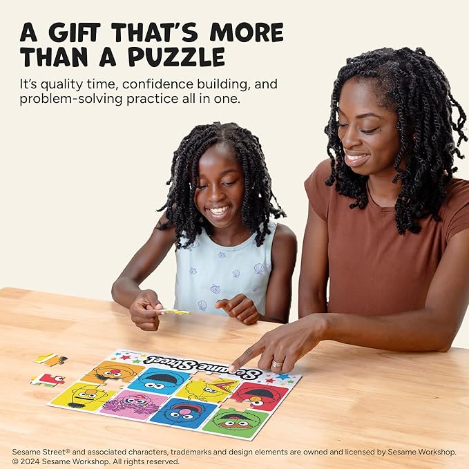 Buffalo Games - Sesame Workshop - 4 X 1 Kids Multipack - Sesame Street - Multiple Jigsaw Puzzles for Kids- Challenging Puzzle Perfect for Game Nights - Finished Size Varies