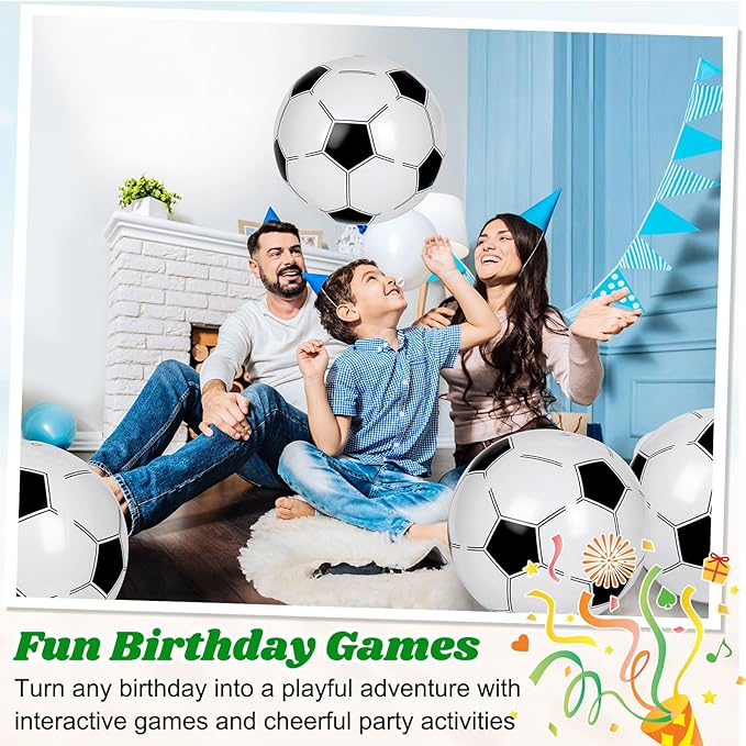 Mototo 50 Pack Inflatable Beach Balls 16 Inch Giant Blow up Inflatable Balls Bulk for Summer Swimming Pool Beach Game Goodie Bag Super Bowl Theme Sport Event Birthday Party Favor