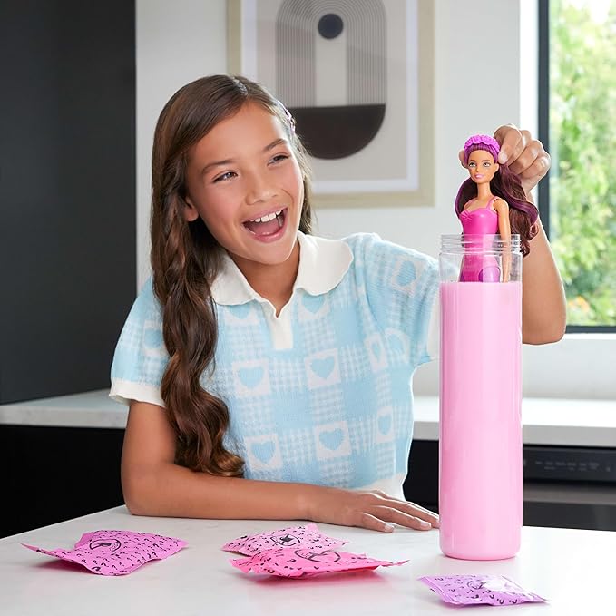 Barbie Color Reveal Doll & Accessories, Ballerina Series, 6 Unboxing Surprises Include Color Change, Inspired by Balletcore (Styles May Vary)