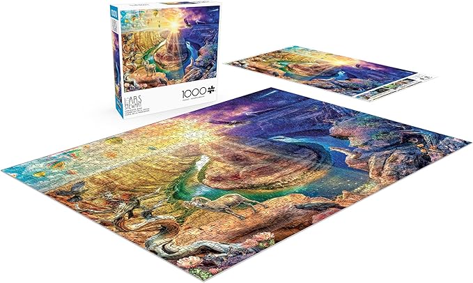 Buffalo Games - Lars Stewart - Horseshoe Bend - 1000 Piece Jigsaw Puzzle for Adults - Challenging Puzzle Perfect for Game Nights - Finished Size is 26.75 x 19.75