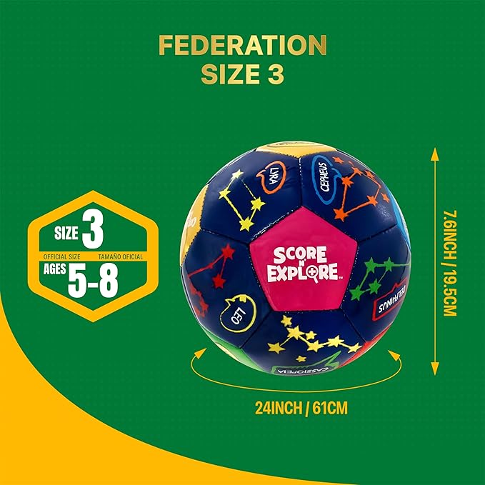 Crayola Official Soccer Ball - Unisex Kids - Constellation Size 3