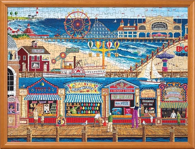 MasterPieces 400 Piece Jigsaw Puzzle For Adults, Family, Or Youth - Ocean Park - 18"x24"