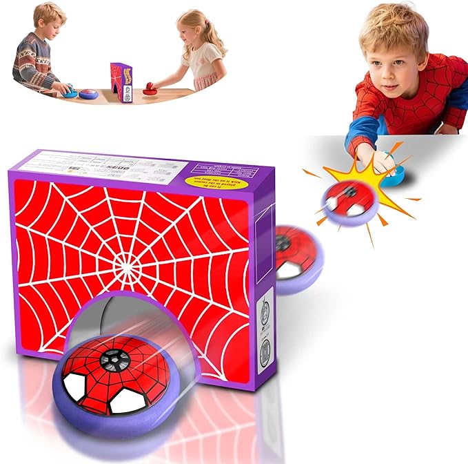 Tabletop Air Hockey Game for Kids,Hover Shell Strike Toy,Tabletop or Floor Multiplayer Sports Game for Ages 4-10,Boy Birthday Gifts-Boy Toys Age 4 6 7 8 9 10 Year Old,Ice Hockey Football