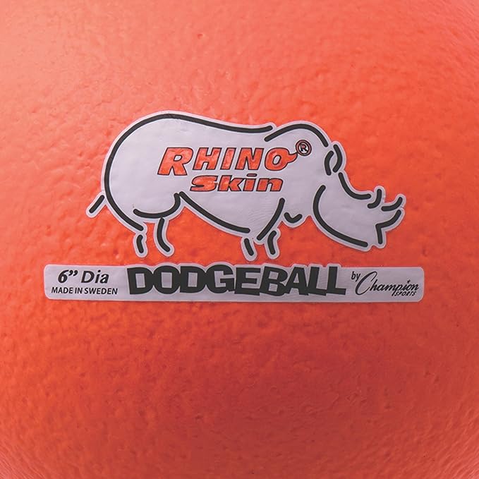 Champion Sports® Rhino Skin® Low Bounce Dodgeball Sets & Singles for Playground, PE, Backyard & League Games – Team Sports Equipment for Youth & Adults