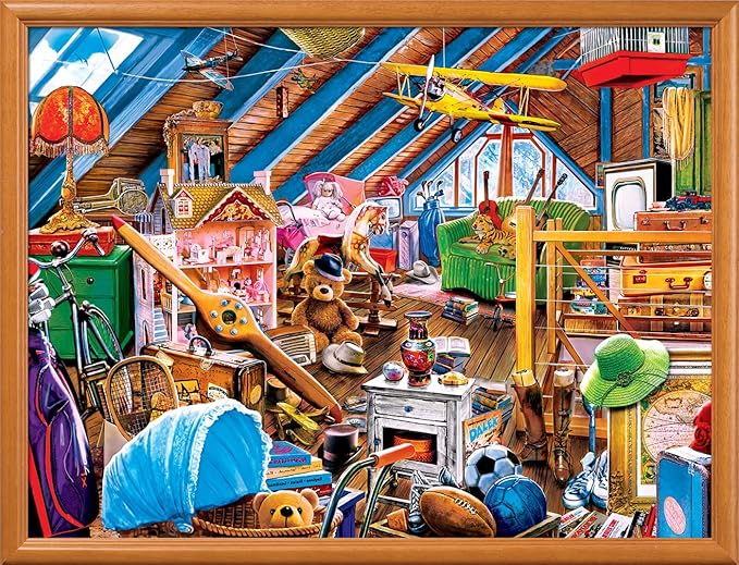 Masterpieces 550 Piece Jigsaw Puzzle for Adults and Family - Attic Secrets - 18"x24"
