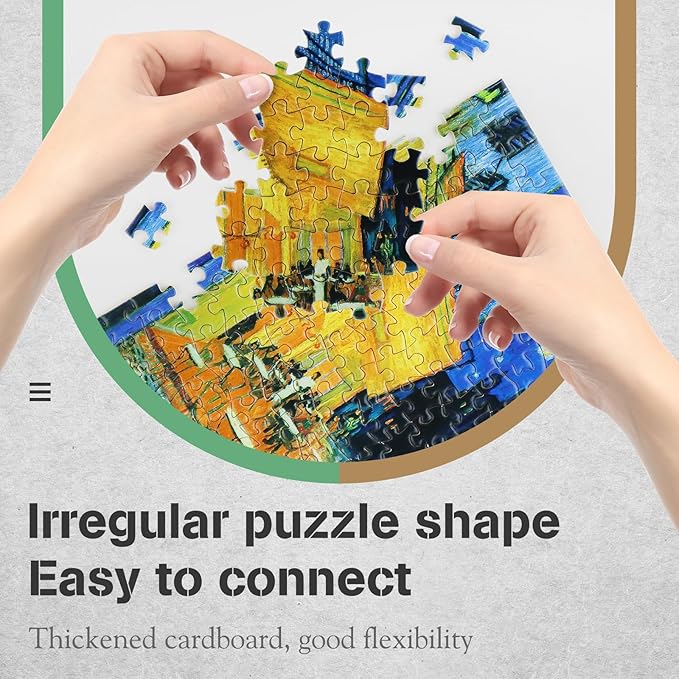 MISITU Small Jigsaw Puzzles for Adults Challenging Puzzles Small Puzzles Mini Jigsaw Puzzles Micro Puzzels 150 Pieces Tiny Puzzle Classical Art Puzzle Travel Puzzle 6 x 4 inch, 4 Packs