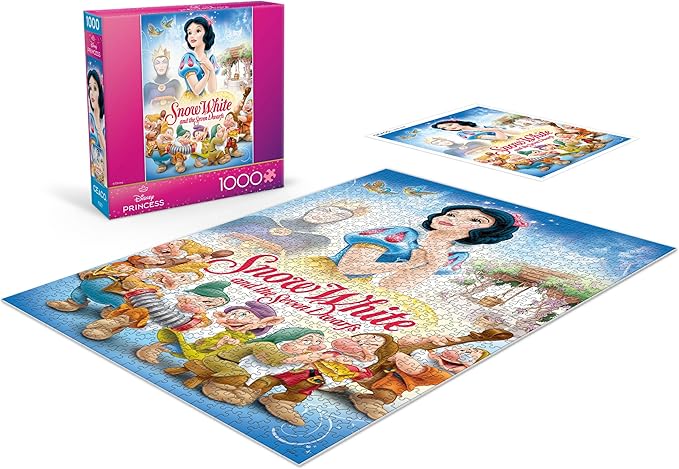 Ceaco - Disney - Snow White Poster - 1000 Piece Puzzle for Adults - Challenging and Perfect for Game Nights - Finished Puzzle Size 26.25 x 19.75