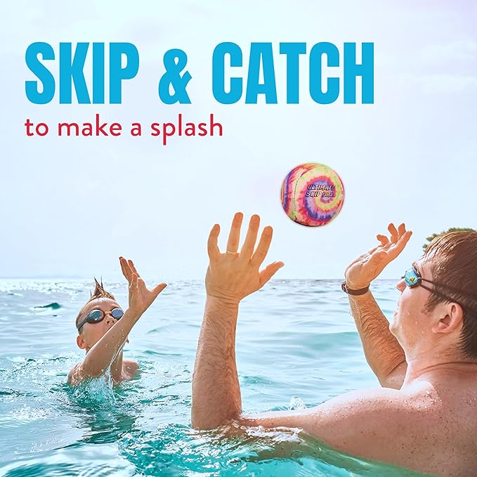 Activ Life The Ultimate Water Skip Balls, Water Bouncing Ball for Swimming Pool, Beach Toys for Friends, Family, Kids and Adults