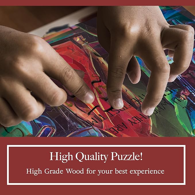 African American Expressions – 500-Piece Jigsaw Puzzle – Inspirational Black Art, Premium Quality for Relaxation and Reflection - Jazz Puzzle