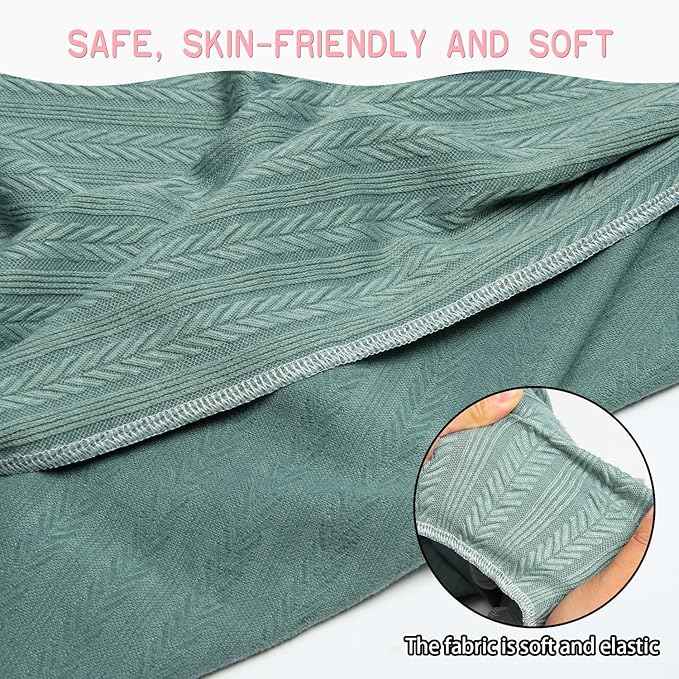 Reborn Baby Dolls Clothes Swaddle Blanket Set High Flexibility Blanket Fit 17-22 Inches Reborn Dolls Girl Fake Baby Clothes Accessories 4 Pieces of Pack