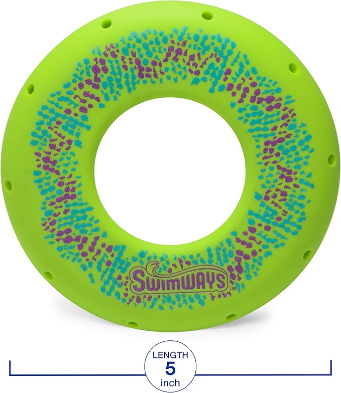 SwimWays Hydro Spiral, Pool Toys for Kids and Adults, Throwing Ring for Beach, Lake and Swimming Pool, Outdoor Toys for Kids Aged 5 & Up