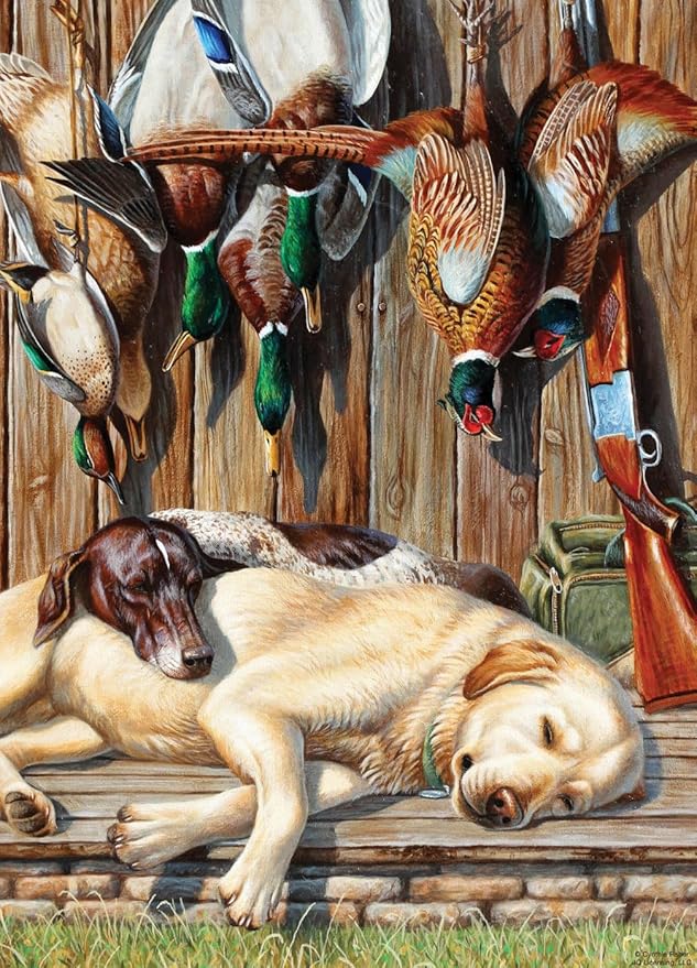 MasterPieces 1000 Piece Jigsaw Puzzle For Adults, Family, Or Youth - All Tuckered Out - 19.25"x26.75"