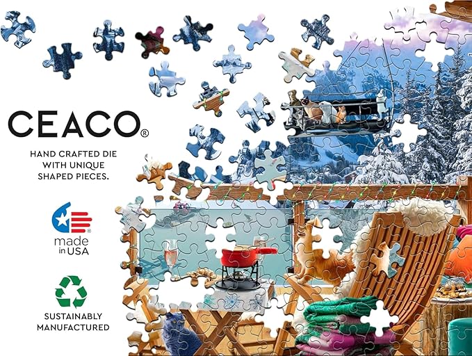 Ceaco - Ski Chalet - 300 Piece Jigsaw Puzzle