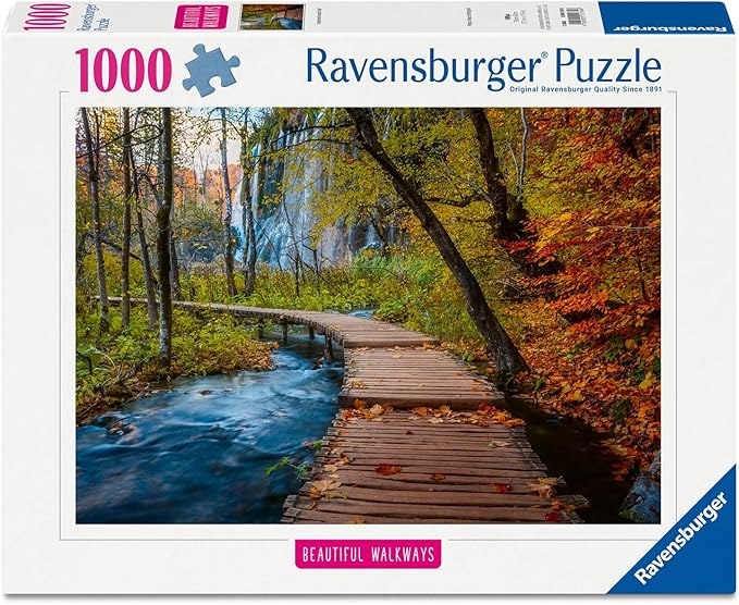 Ravensburger Autumnal Wooden Trail 1000 Piece Puzzle for Adults