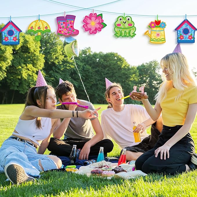 Feifeiya 24 Sets Spring Craft Kits Spring Suncatcher Crafts Flower Umbrella Rain Boot Tissue Paper Kit DIY Colorful Hanging Ornament for Springtime April Easter Window Art Activity Party Favors(Rainy)