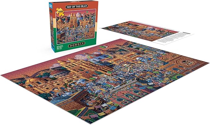 Buffalo Games - Eric Dowdle - Day of the Dead - 1000 Piece Jigsaw Puzzle for Adults -Challenging Puzzle Perfect for Game Nights - Finished Size is 26.75 x 19.75