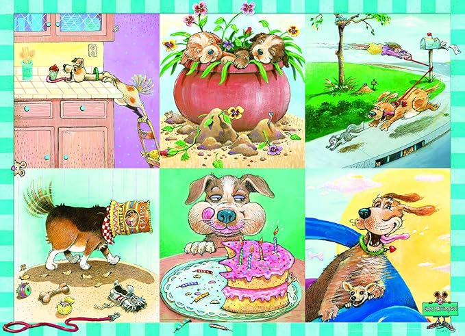 EuroGraphics Puppy Trouble by Gary Patterson 100-Piece Puzzle