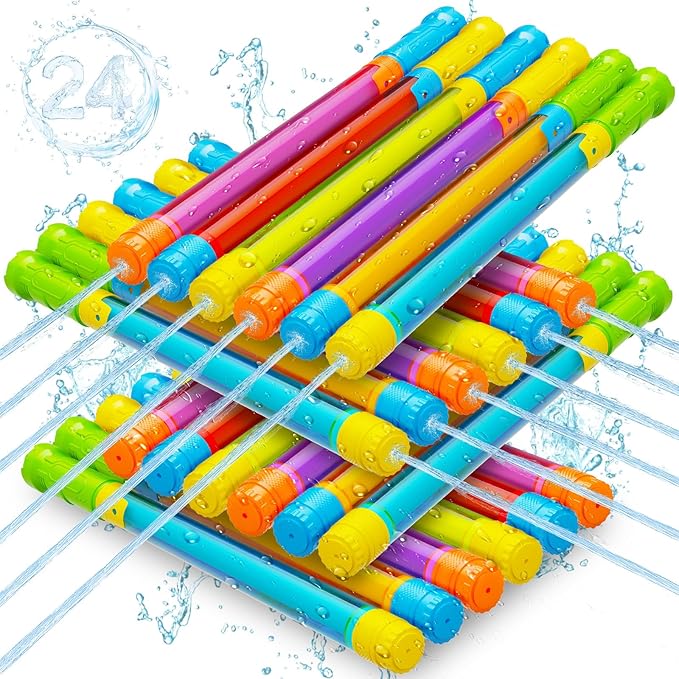 Water Gun Squirt Toys for Kids Adults: Outdoor Blaster Water Guns for Kids Age 3-4-5-8-12 Bulk - Fun Water Squirter Toy for Swimming Pool Beach Summer Outside Party Games
