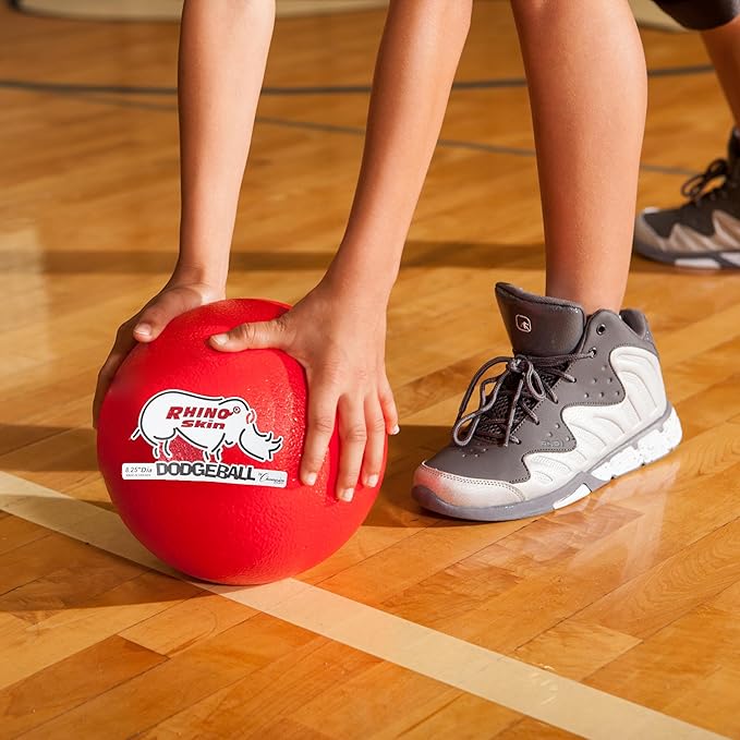 Champion Sports® Rhino Skin® Low Bounce Dodgeball Sets & Singles for Playground, PE, Backyard & League Games – Team Sports Equipment for Youth & Adults