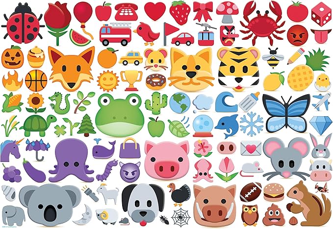 Emoji Colors 100-Piece Puzzle
