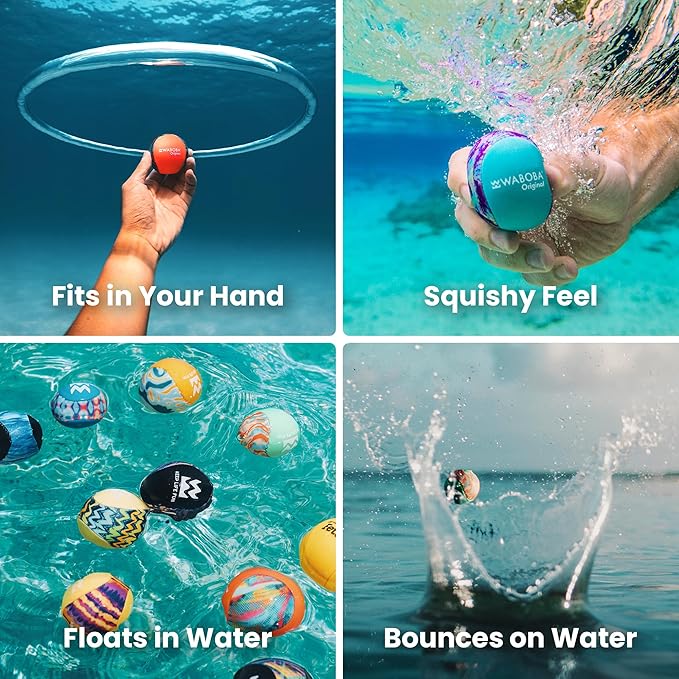 Waboba Original Water Bouncing Ball - Perfect Toy for Beach and Water Games - Skips on Water - Invented in Sweden