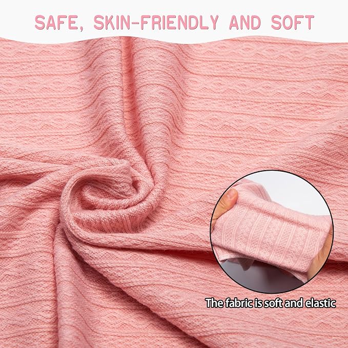 Reborn Baby Dolls Clothes Swaddle Blanket Set High Flexibility Blanket Fit 17-22 Inches Reborn Dolls Girl Fake Baby Clothes Accessories 4 Pieces of Pack