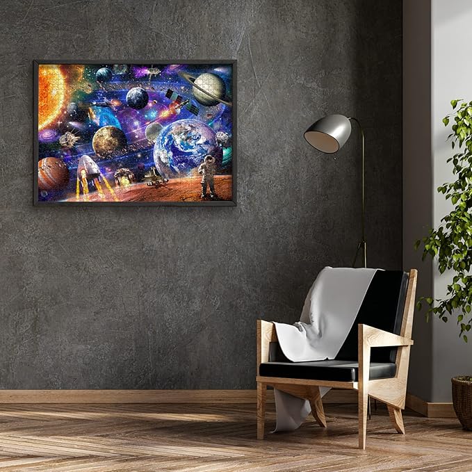 Antelope - 1000 Piece Space Mars Mission Jigsaw Puzzle for Adults, Solar System High Resolution, Matte Finish, Smooth Edging, No Dust