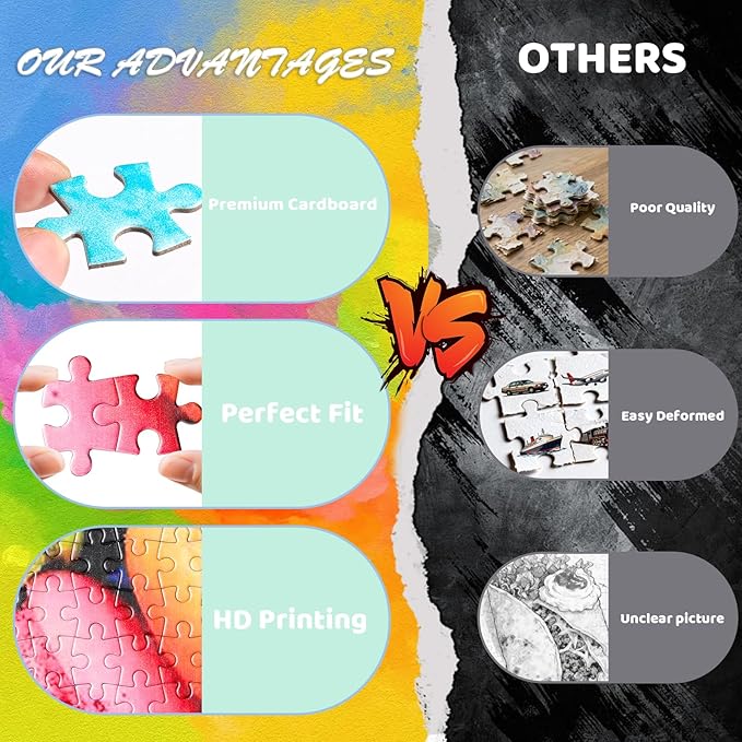 1000 Pieces Puzzle for Adults Cute Poodle Educational Family Jigsaw Puzzle Entertainment Toys, for Adults 20x28in