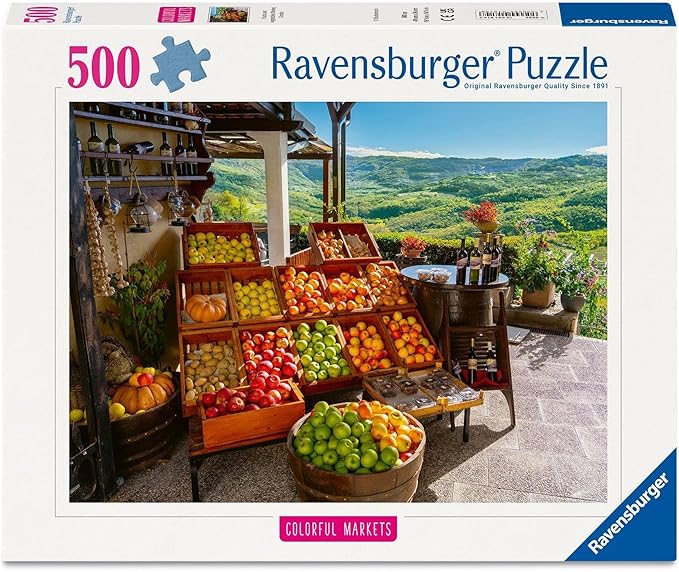 Ravensburger Fruit Market, Croatia 500 Piece Puzzle for Adults