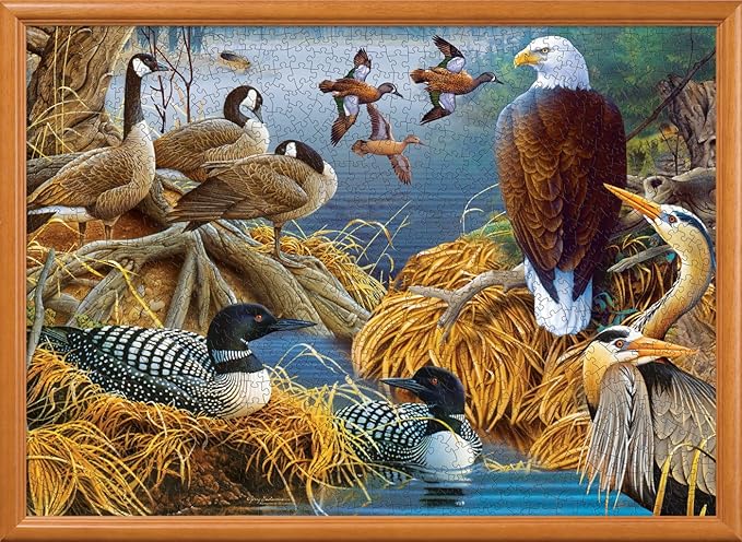 MasterPieces 1000 Piece Jigsaw Puzzle for Adults, Family, Or Youth - Lake Life - 19.25"x26.75"