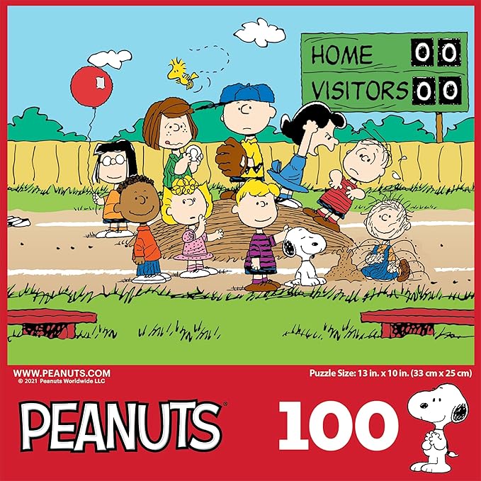 RoseArt - Peanuts - 100 Piece Jigsaw Puzzle for Kids and Adults