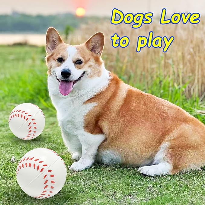 30PCS Large 2.5Inch Baseball Stress Ball,Stress Relief Balls,Squeeze Sports Ball,Squeeze Foam Balls for Themed Baseball Stress Anxiety Relief for Kids Children Playing,Party Gifts