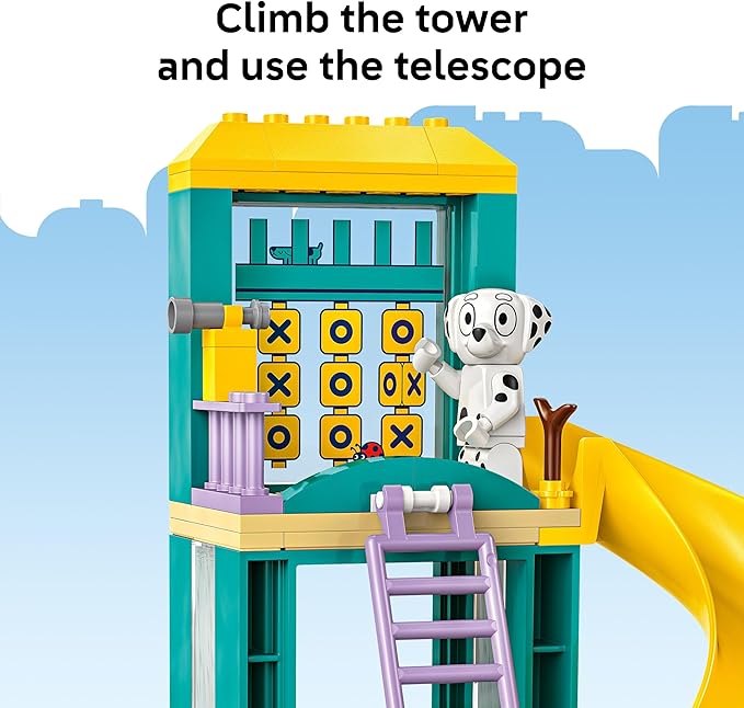LEGO Bluey Playground Fun with Bluey and Chloe Building Toy - Preschool Learning Toys for Boys & Girls, Ages 4+ - Gift for Easter for Toddlers - 11201