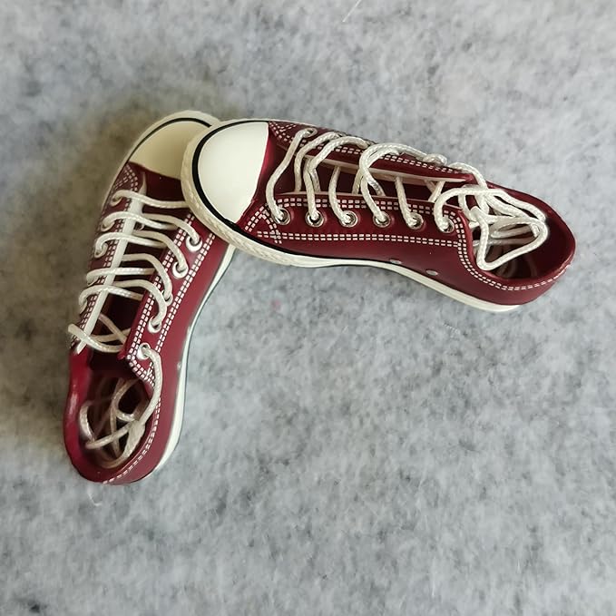 1:6 Scale Figure Shoes Sneakers Shoe for 1/6 12 inch Female Action Figure Phicen TBLeague (Red)